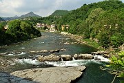 01 Romacolo di Zogno (315 m), punto di  partenza del sentiero CAI 514 per Santuario del Perello